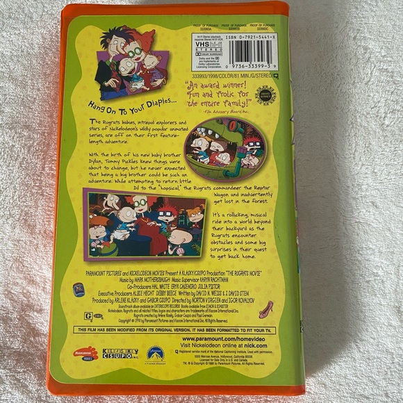 Nickelodeon Other The Rugrats Movie Vhs Tape Poshmark